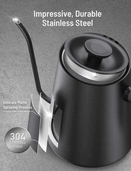 Precision Control LED Temperature Panel Electric Kettle